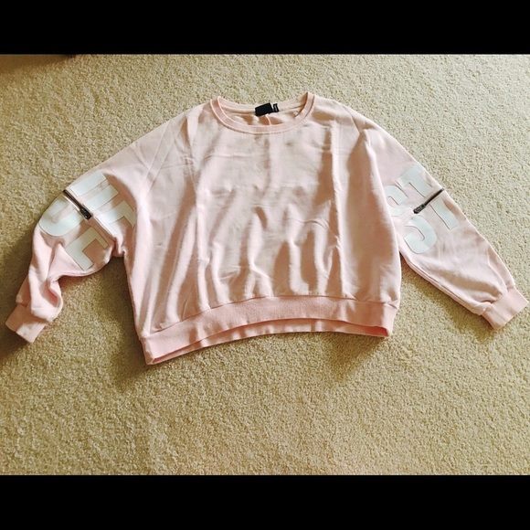 ONLY Sweatshirt with zippers on sleeves - Picture 1 of 2